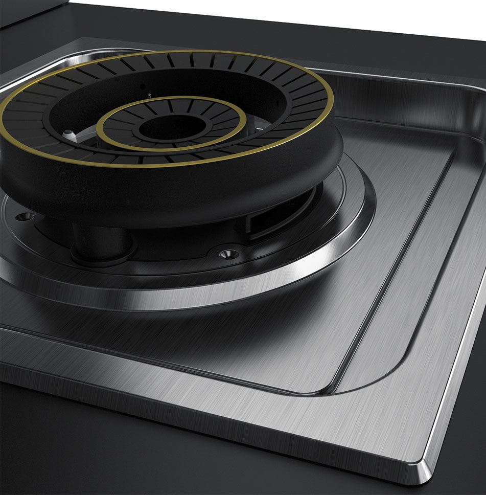 旋火專利設計  鍋底受熱更均勻