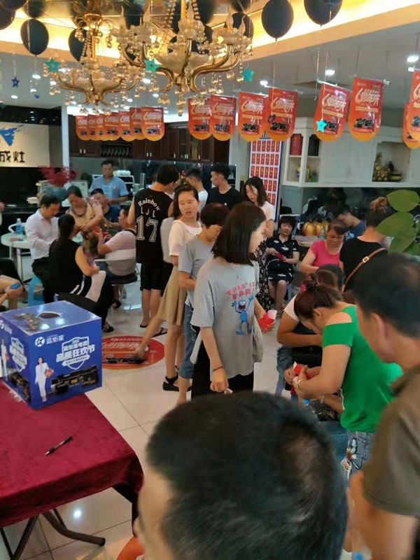 藍炬星集成灶漳州周年慶落地68單！