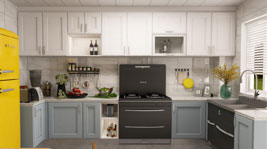 藍炬星集成灶：廚房生態(tài)，伴綠而行