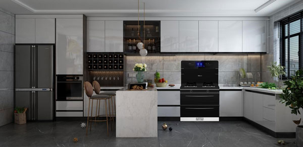 藍(lán)炬星集成灶廚房