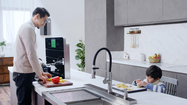 健康的廚房生活