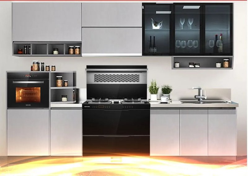 藍(lán)炬星集成灶，讓你的廚房始終干凈整潔