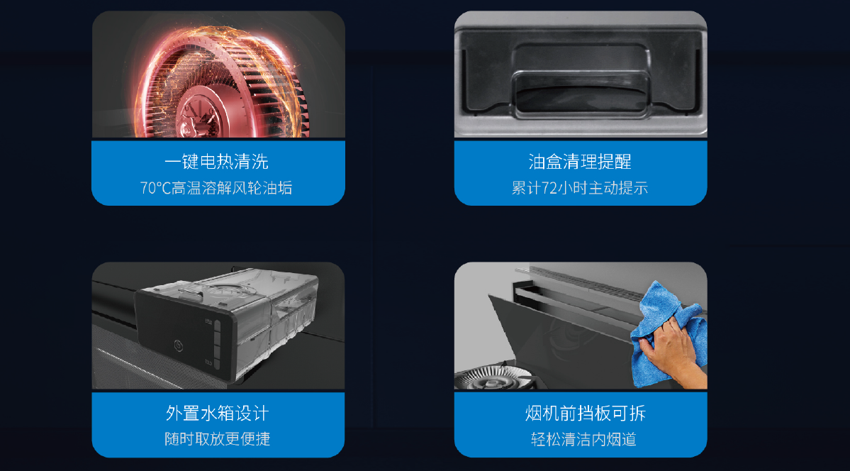 藍(lán)炬星集成灶清洗方便