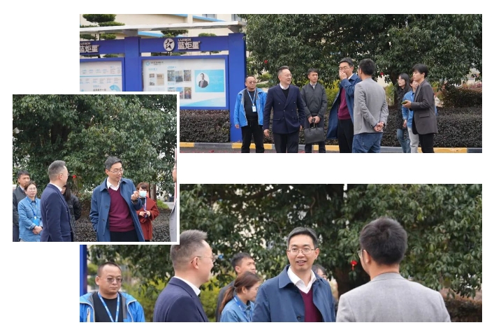 嵊州市委常委、副市長李劍光一行蒞臨藍炬星走訪調研
