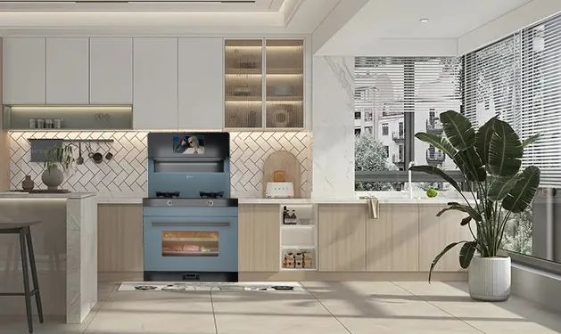 藍(lán)炬星智慧屏集成灶|人生百味，最佳伴侶-藍(lán)炬星智慧屏集成灶