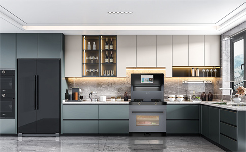 這臺集成灶憑什么俘獲TA們的心-藍(lán)炬星智慧屏集成灶